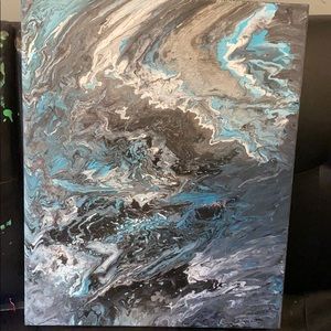 Canvas painting-cosmic sea